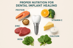 تغذیه بلافاصله پس از جراحی ایمپلنت دندان